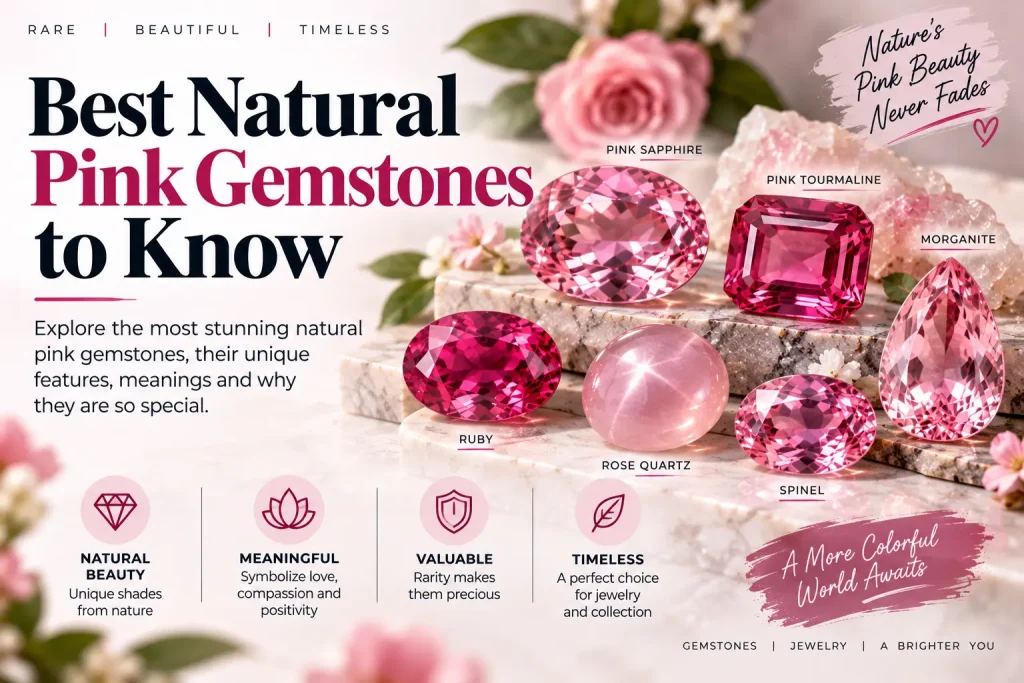 natural pink gemstones