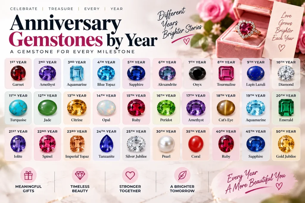 anniversary gemstones