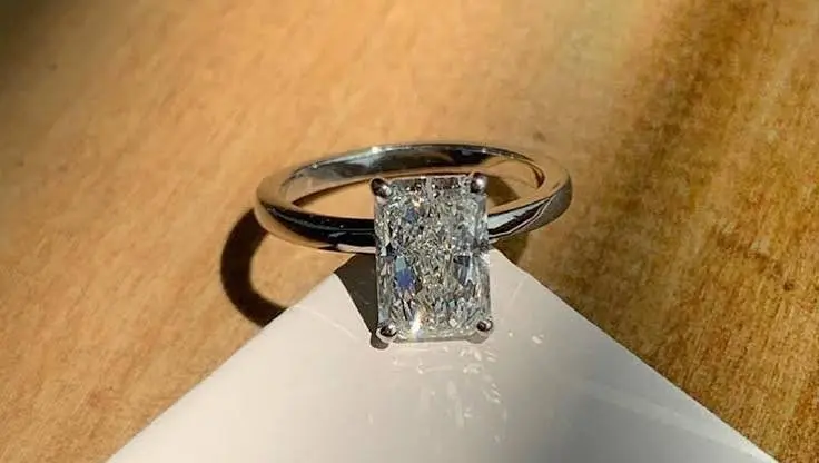 Radiant Engagement Ring
