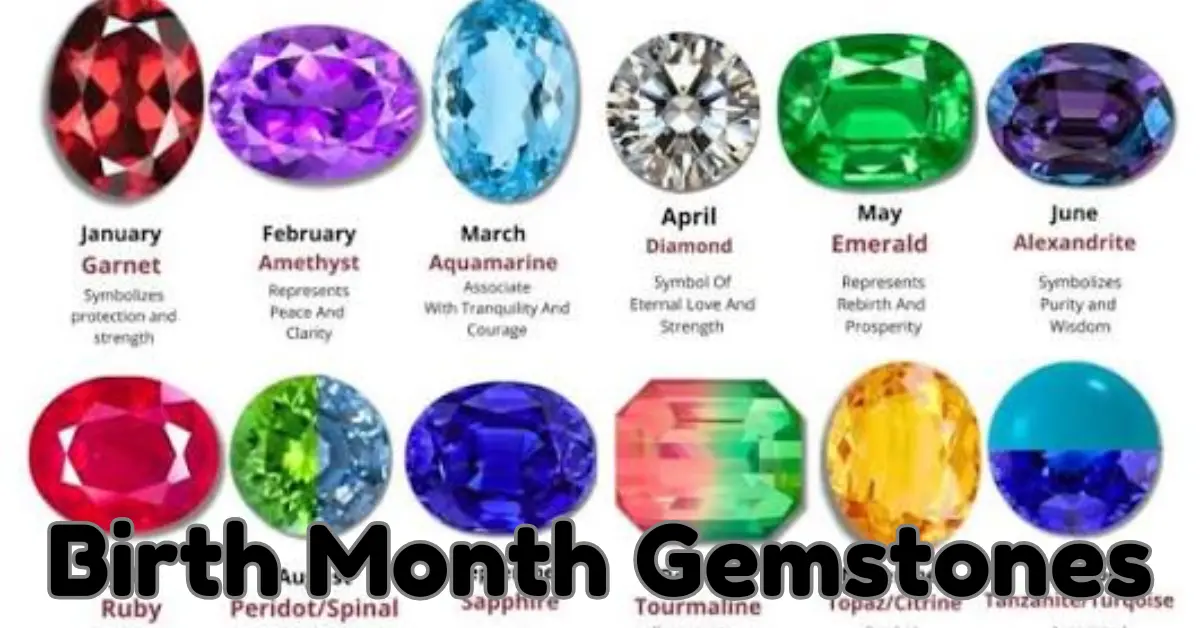 birth month gemstones